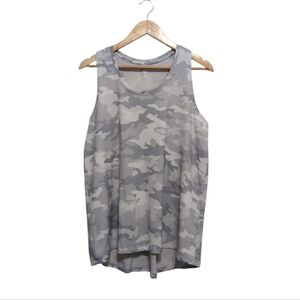4/$12 Athletic Works Light Gray Camo Print Workout Tank Top size Large